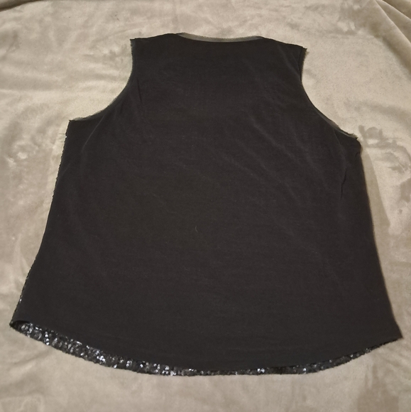 Liz Claiborne front sequin tank top fully lined size Petite XL - Picture 2 of 5